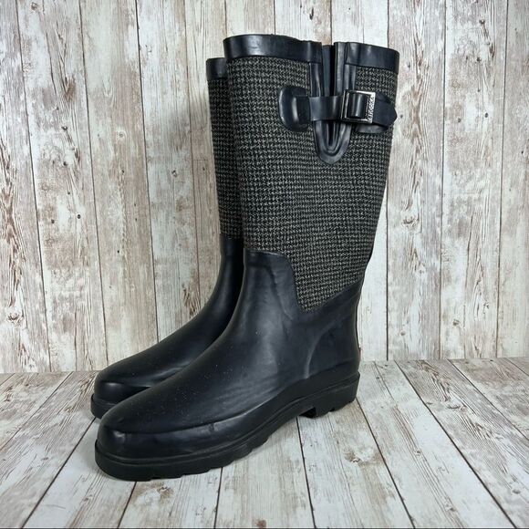 Chooka Teeny Tweed Rain‎ Boots - Womens 7 - Picture 2 of 10